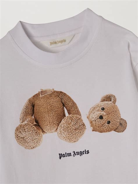 palm angels teddy bear shoes|teddy bear t shirt white.